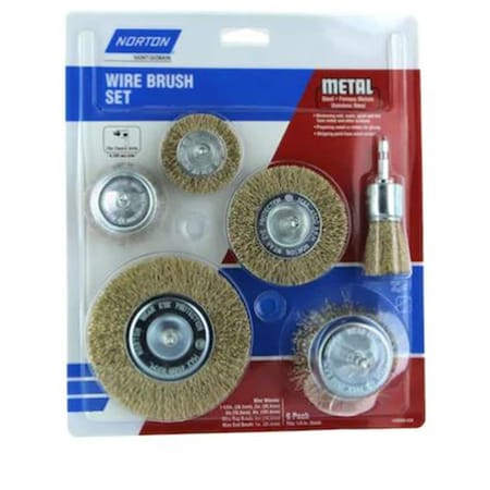 Defenseguard Wire Brush Cup Set - 6 Piece DE2500314
